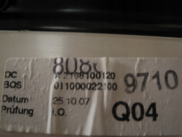 фото №7, W216 cl 63 amg шторка стекло полка a2168100120