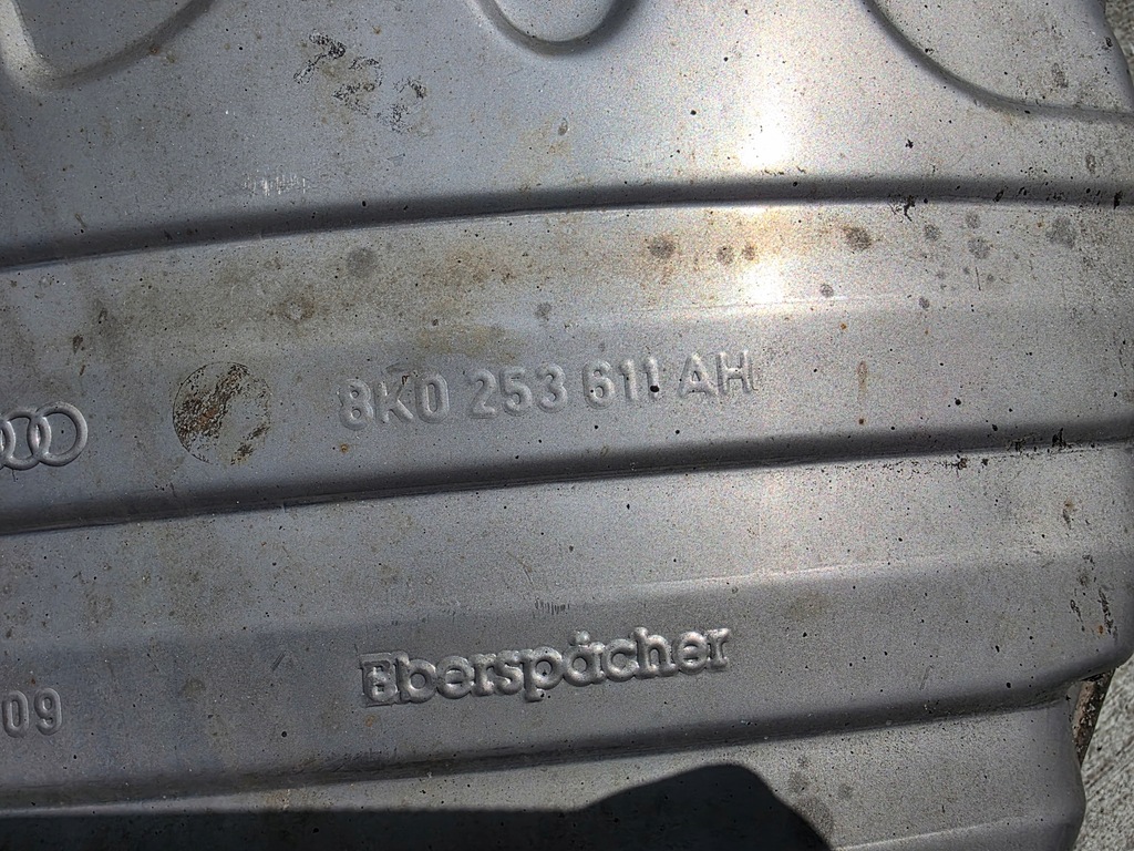 фото №10, Гаситель выхлоп audi a4 b8 a5 8t tfsi 8k0253611ah 8k0253411e 8k0119f