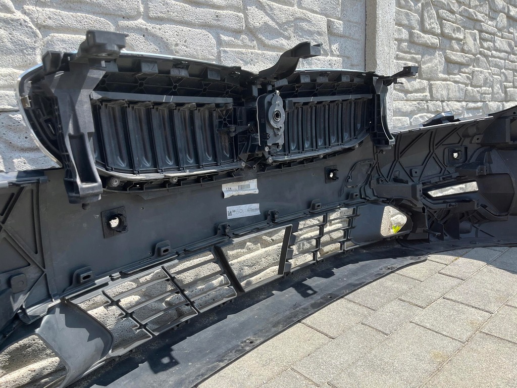 фото №13, Бампер перед bmw 3 g20 g21 жалюзи решётки радиатора + кронштейны