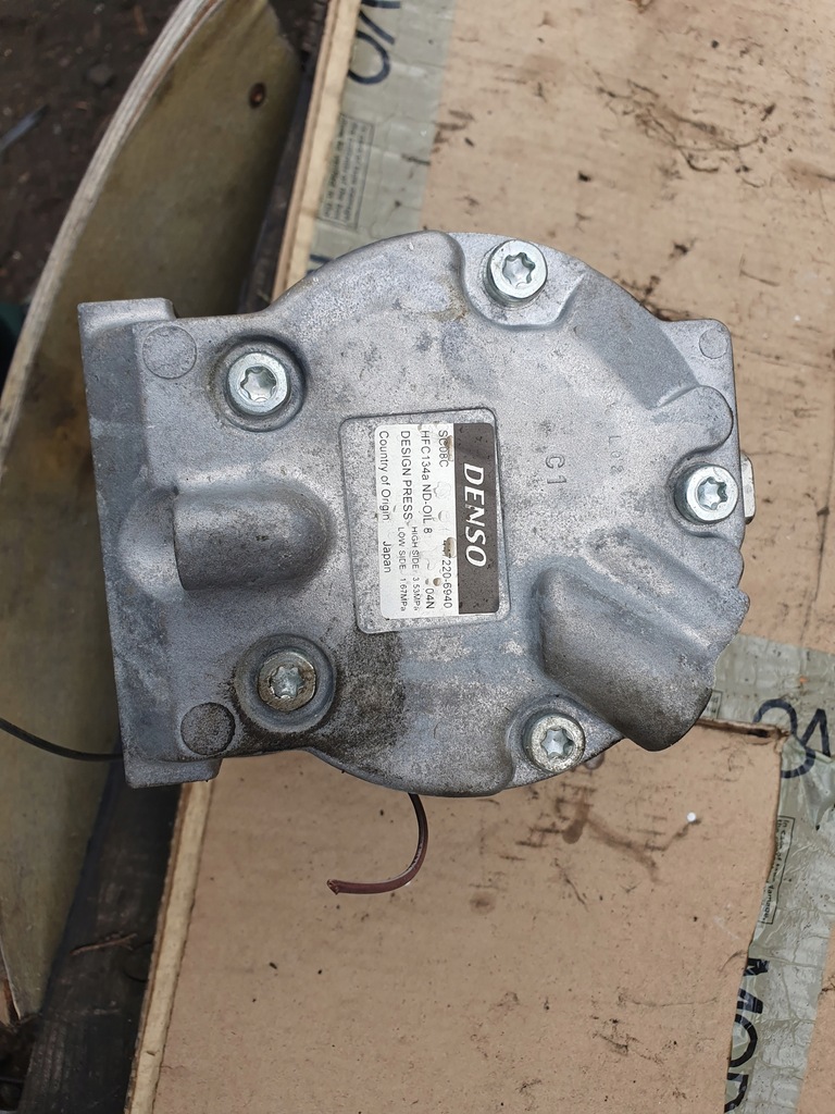 фото №5, Hfc134a sc08c denso компресор кондиціонера fiat albea 03r l 1.2 b jak новий