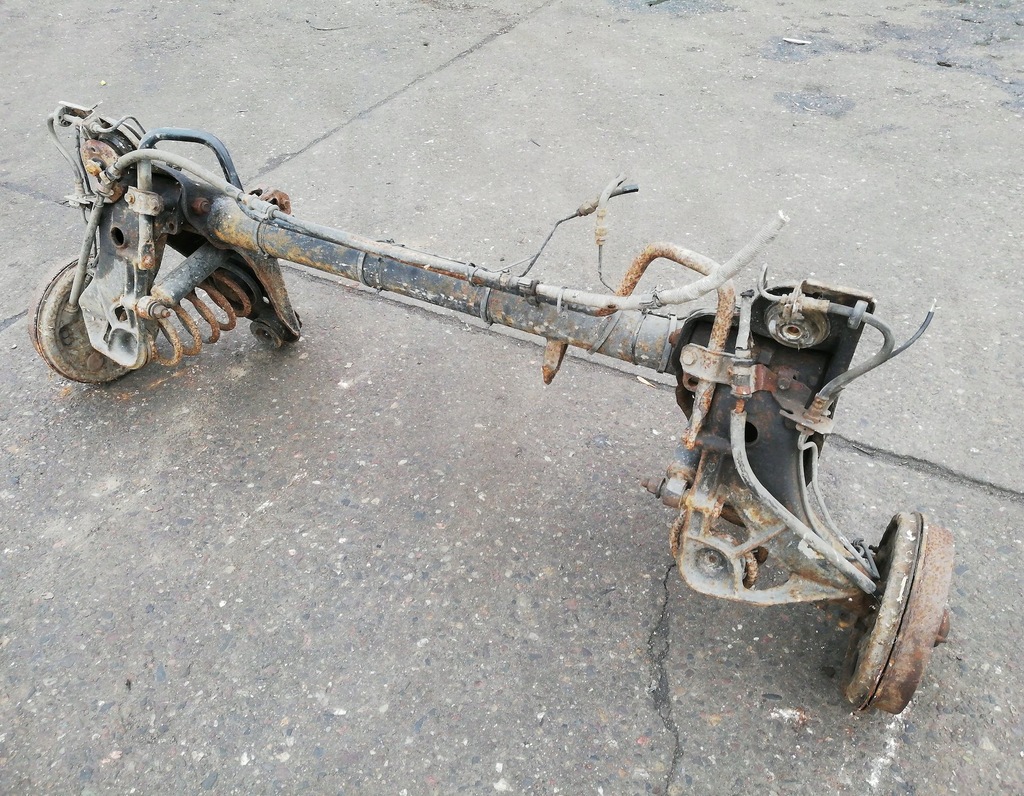 фото №6, Балка oś задняя подвеска fiat multipla тормозные барабаны