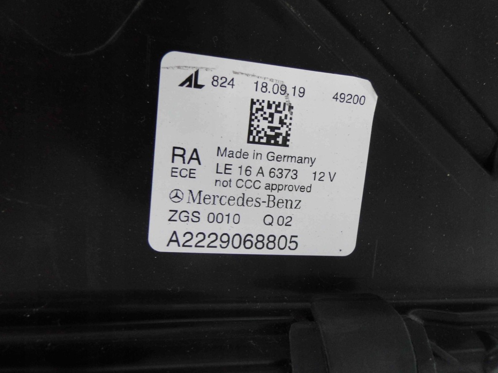 фото №14, Mercedes s w222 222 lift лампа права multibeam led