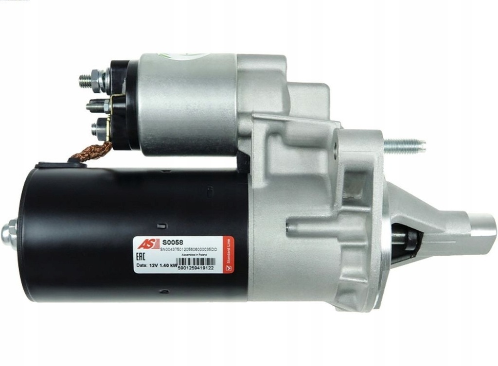 фото №1, Стартер as-pl s0058