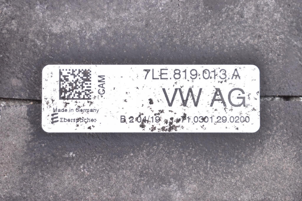 фото №7, Теплообменник тепла 7le819013a vw crafter e-crafter 2 ii 136 km 18-24