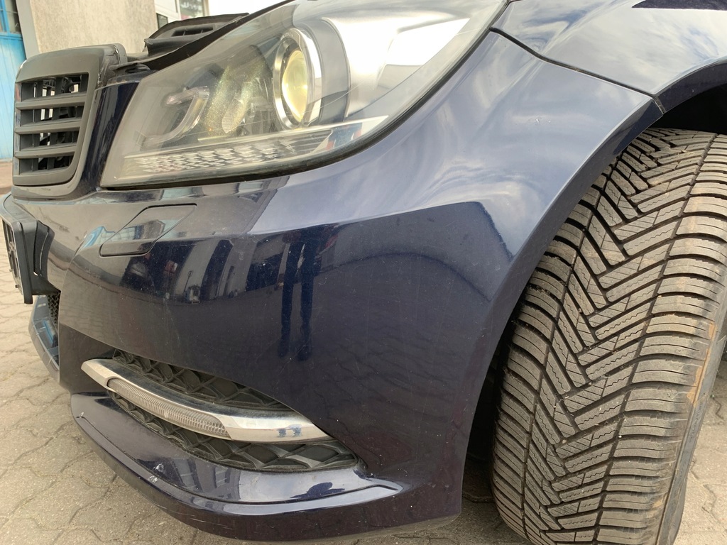 фото №7, Mercedes c klasa w204 lift бампер pod ксеноны крышка омывателя