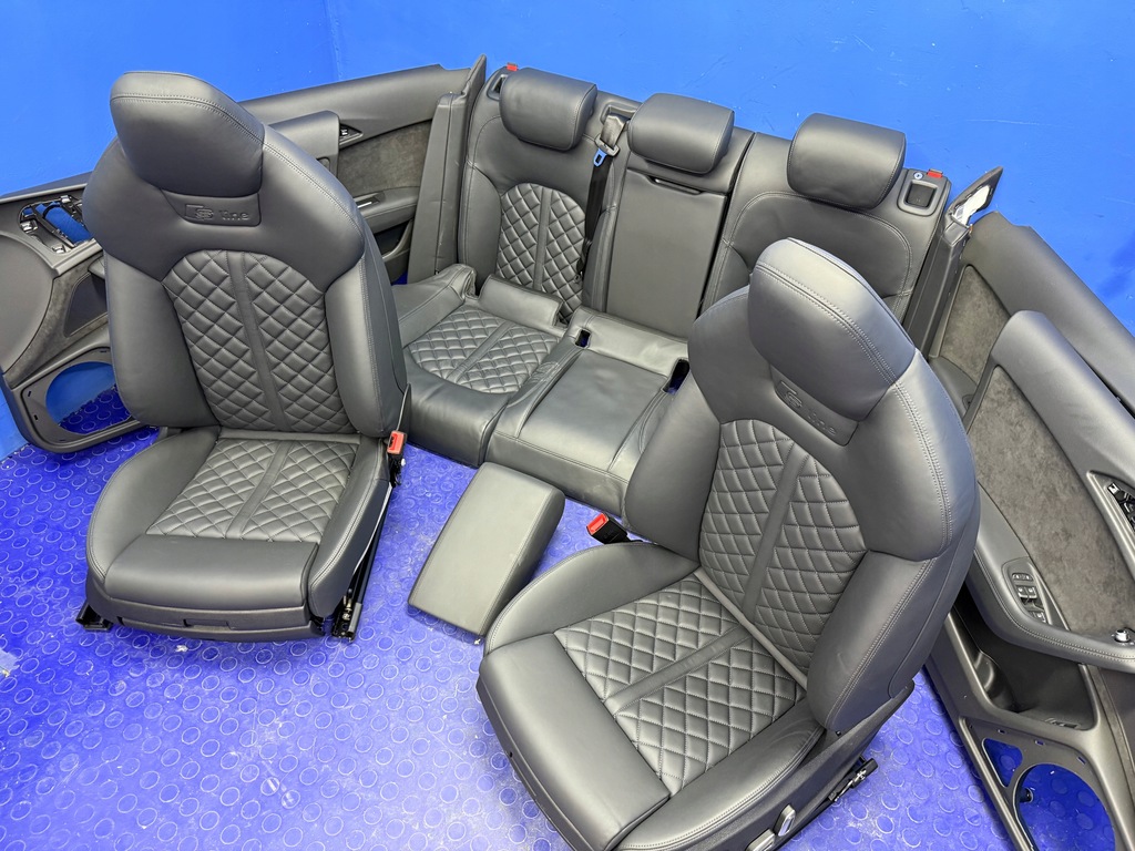 фото №11, Audi a6 s6 c7 4g s-line комплект сидіння шкіра обшивки з підігрівом 50 km oem