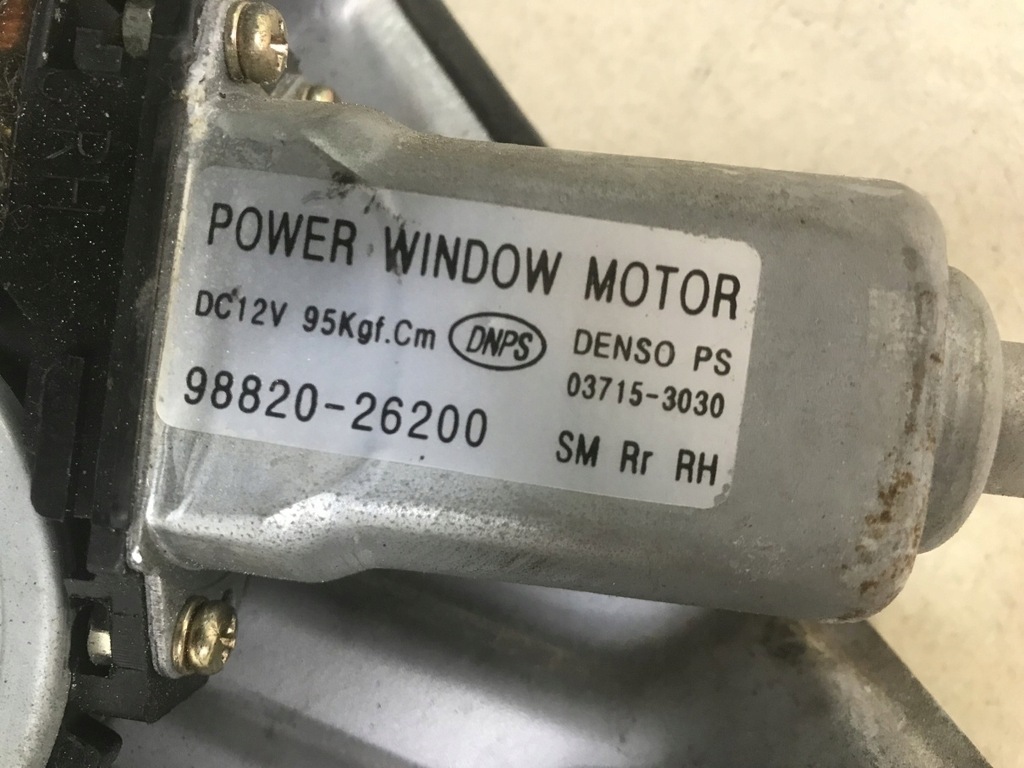 фото №9, Подъемник стекло правый задняя santa fe i 9882026200