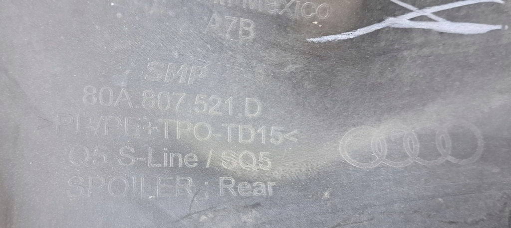 фото №14, Audi q5 80a sq5 s-line 17- бампер задняя задний