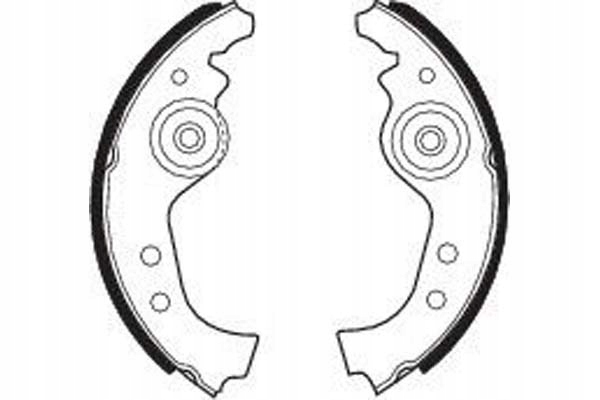 фото №2, Тормозные колодки тормозные с ролик abarth ritmo fiat 126