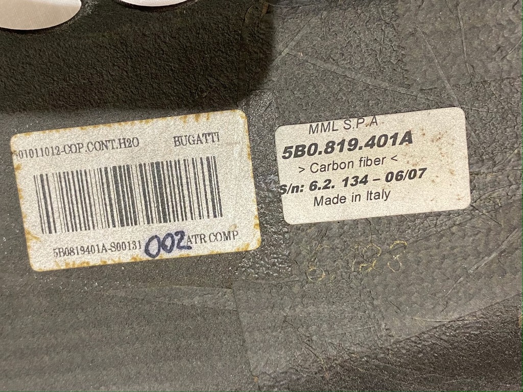 фото №5, Bugatti veyron жабо underwindscree 5b0819401a