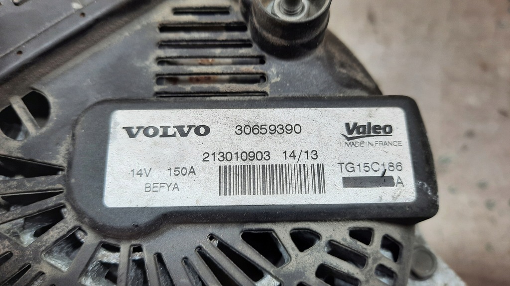 фото №4, Генератор 30659390 volvo v50 s40 ii 1.6 d2