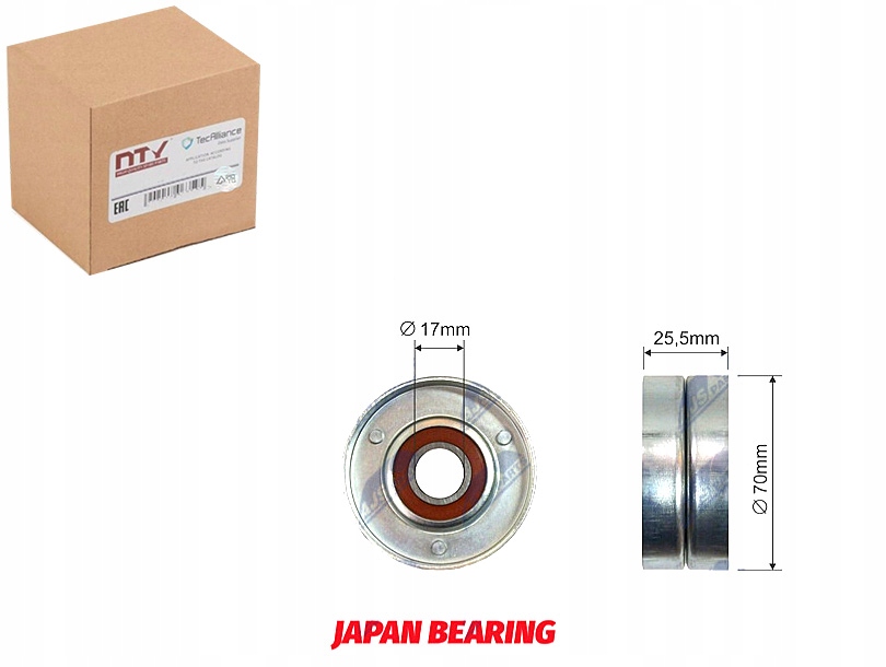 фото №1, Ролик натягувача ремінь клиновий opel astra h astra h gtc combo combo