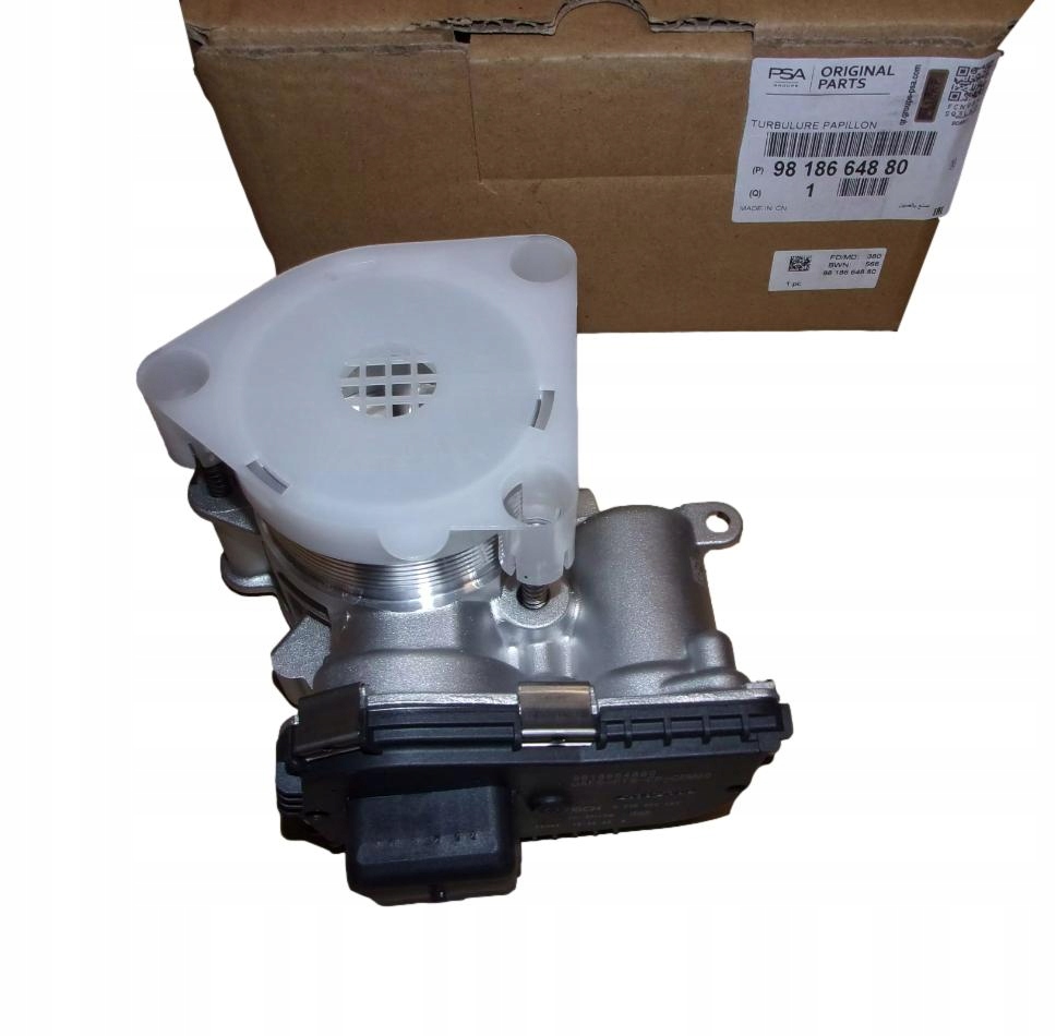 фото №1, 9818664880 дроссельная заслонка citroen peugeot 1.6 thp