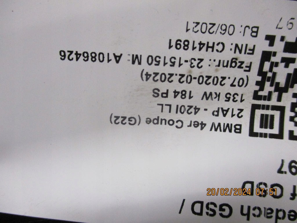 фото №12, Люк дах bmw g22