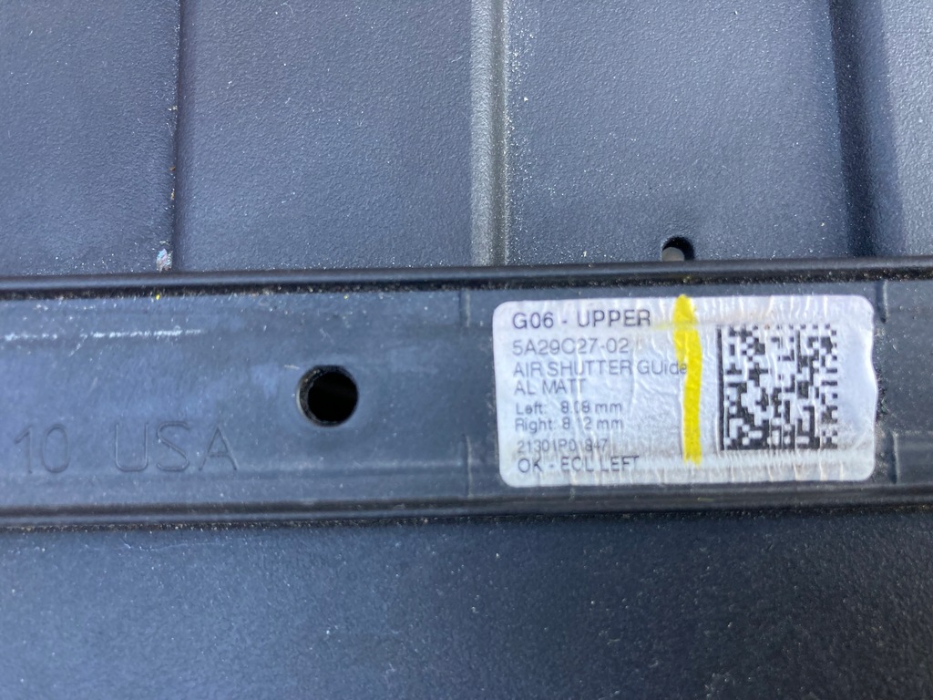 фото №10, Bmw x6 g06 жалюзі повітря шторка решітка радіатора