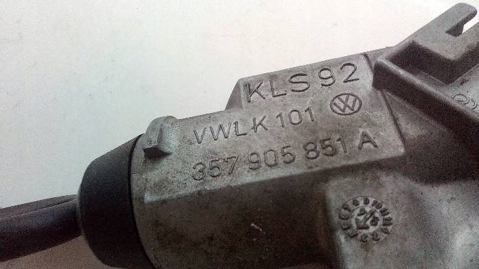 фото №7, Замок запалювання ключ vw golf iii 1.9 d 357905851a