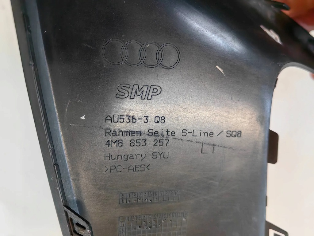 фото №6, Audi q8 4m8 s-line - рамка решётка бампера левая