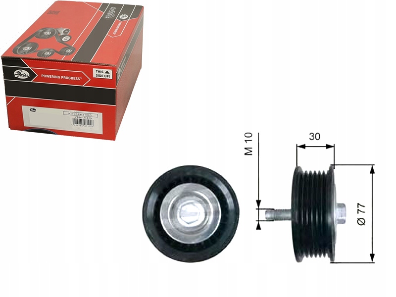 фото №1, Ролик направляющая ремень chevrolet malibu opel astra
