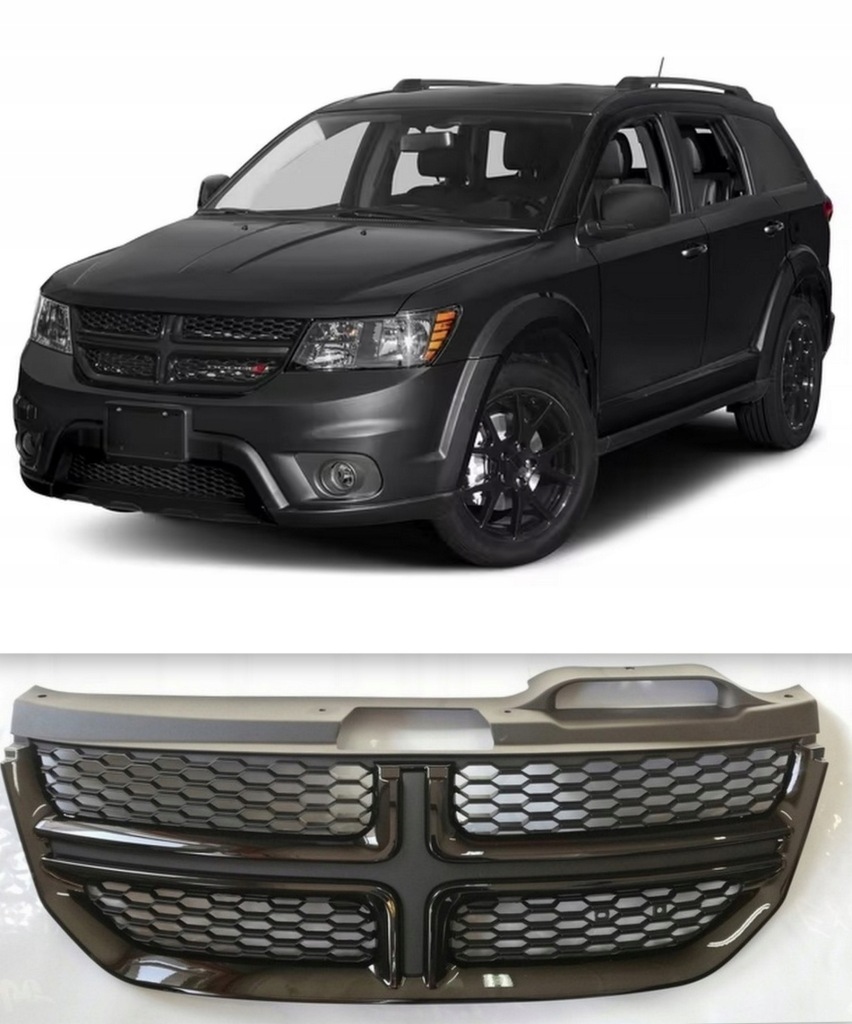 фото №1, Dodge journey 2014 2022 решітка радіатора решітка радіатора чорний блиск crossroad