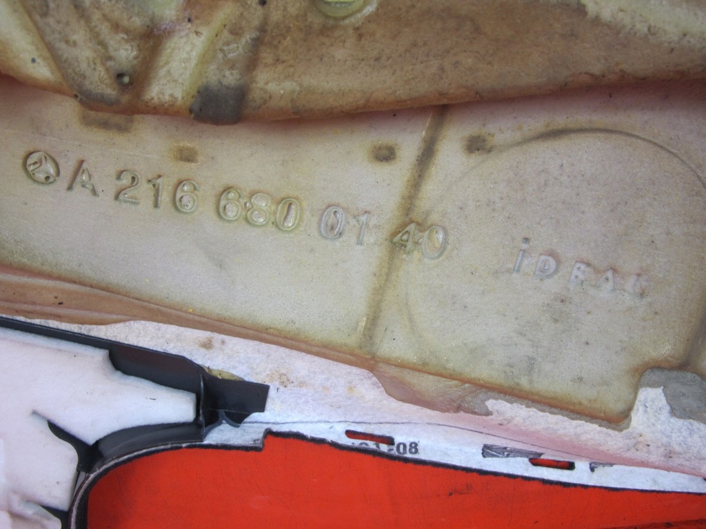 фото №9, Mercedes cl w216 c216 коврик обшивка правая перед