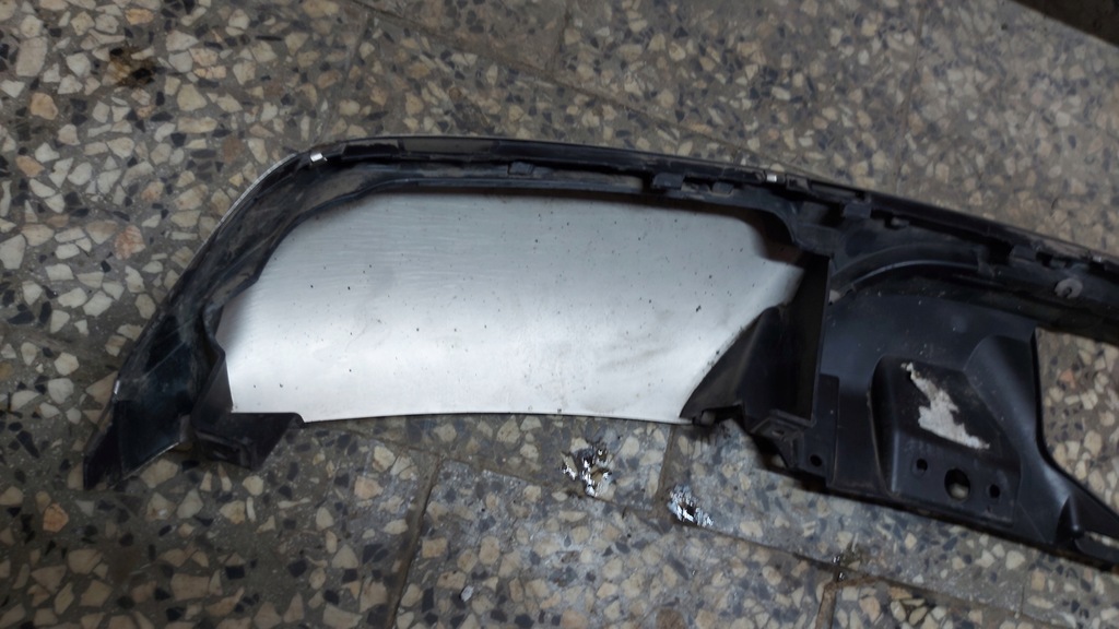 фото №11, Спойлер накладка бампера хром задня задня volvo xc40 17-21