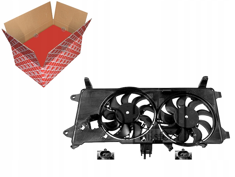 фото №1, Вентилятор радиатора с корпус fiat doblo doblo