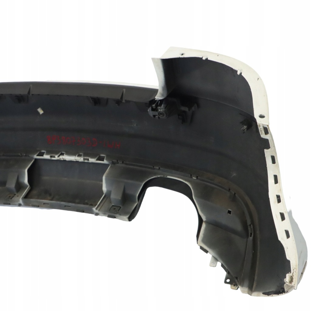 Audi a3 8p бампер задній версія trzydrzwiowa ibis white - y9c Доставка