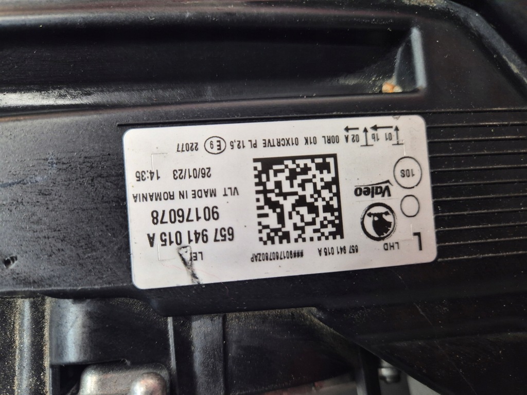 фото №7, Skoda scala левая лампа перед full led фара 657941015a