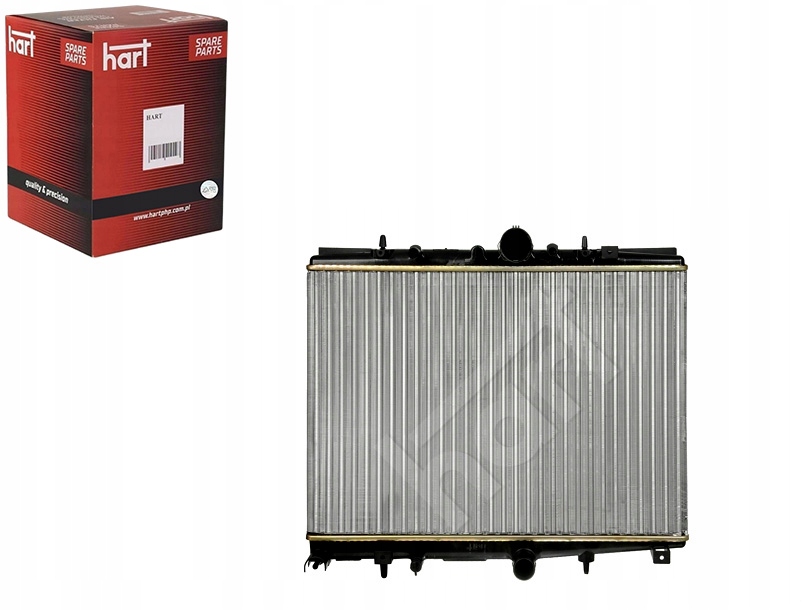 фото №1, Радіатор peugeot 607 2.2 16v 00- hart