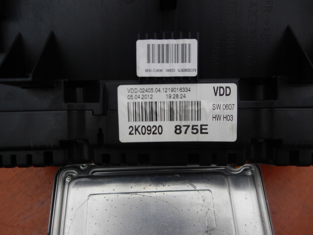 фото №9, Набір стартовий блок керування бортовий комп'ютер vw caddy iii lift 2.0tdi 12r