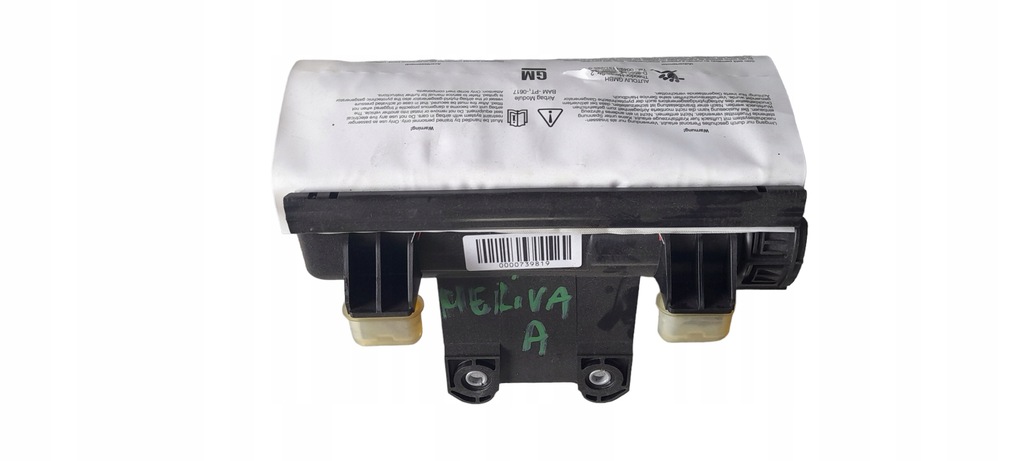 фото №9, Консоль панель приладів подушки безпеки ремені opel meriva a