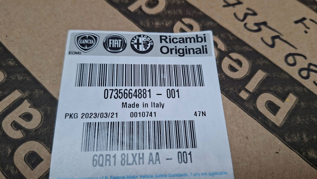 фото №6, Молдинг крыла левый задняя 735568353 fiat 500l 2012-