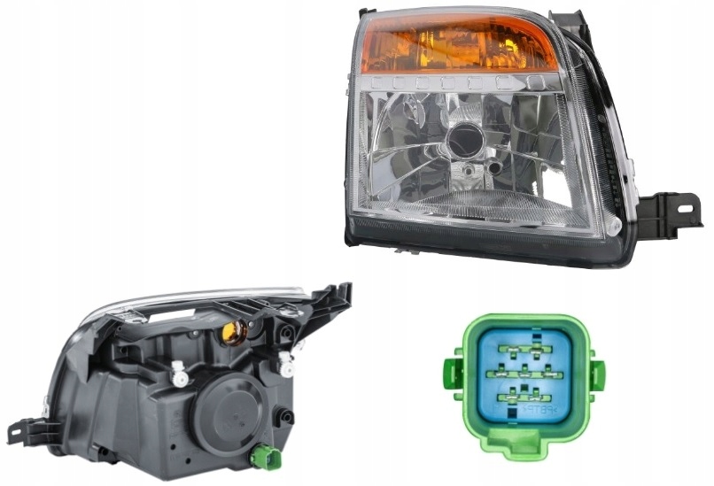 фото №1, Фара лампа правый ford fusion 05- hella