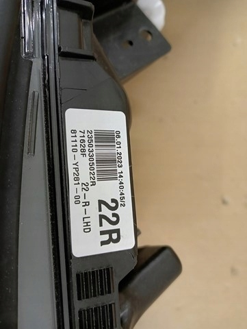 фото №4, Лампа правая правый full led toyota chr ch-r lift gr 19-