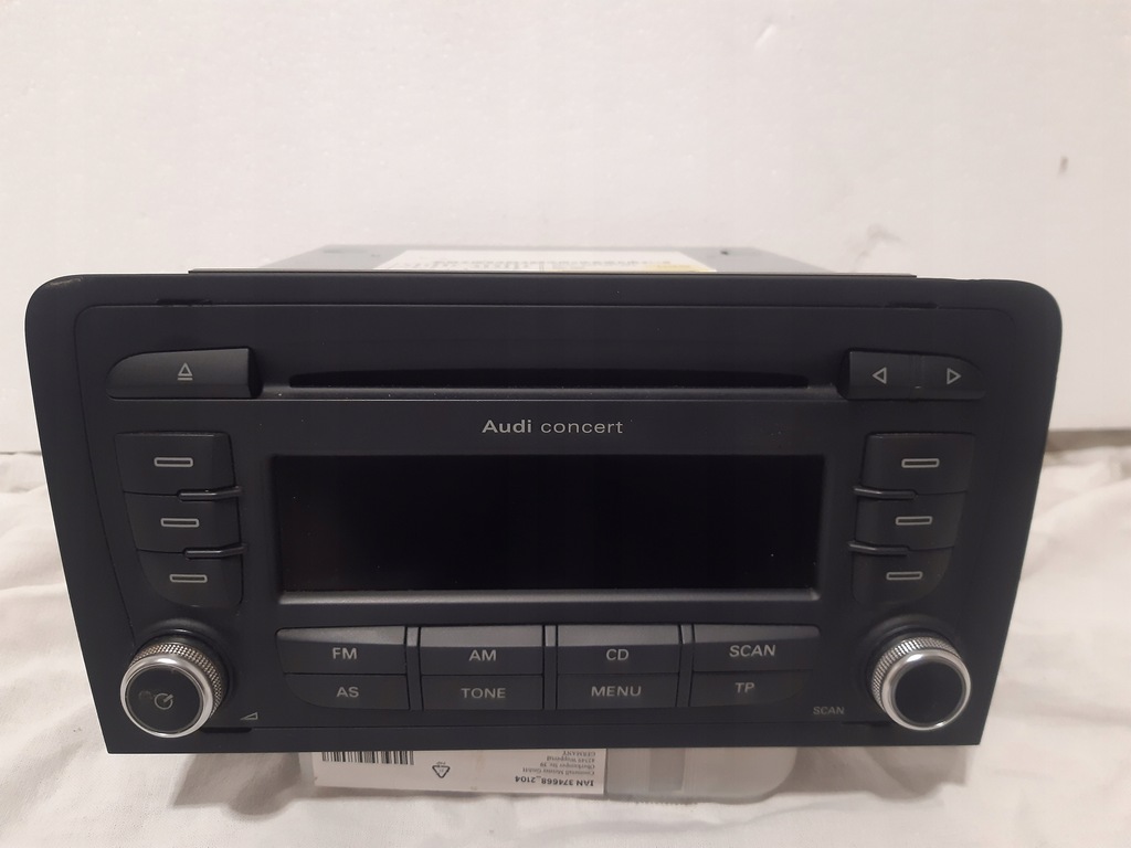 фото №1, Audi a3 8p 8p0035186p радіо cd concert
