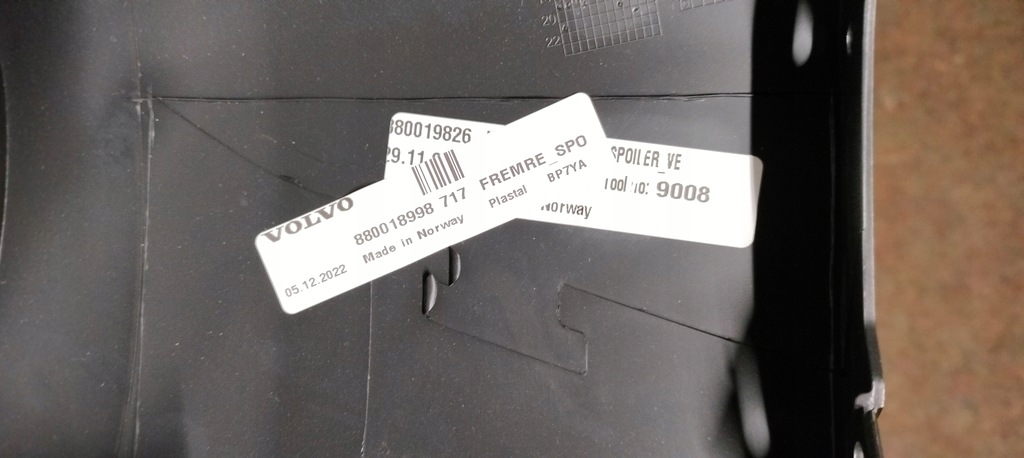 фото №9, Спойлер бампера перед volvo xc90 ii