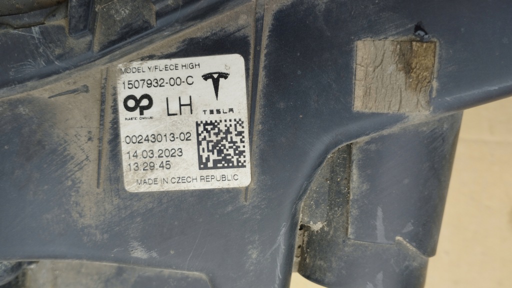 Фара drl led противотуманная фара левый tesla y Цена