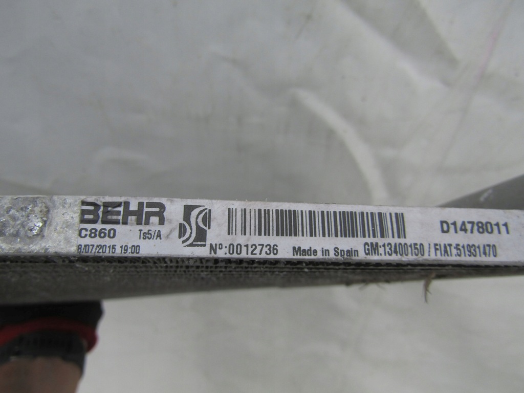 фото №7, Радиатор кондиционера alfa romeo 4c 13-