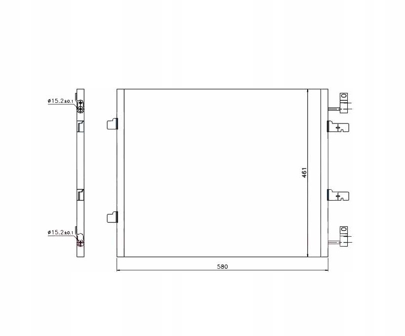 Купить Радиатор кондиционера renault trafic, 07 - 14 4417650