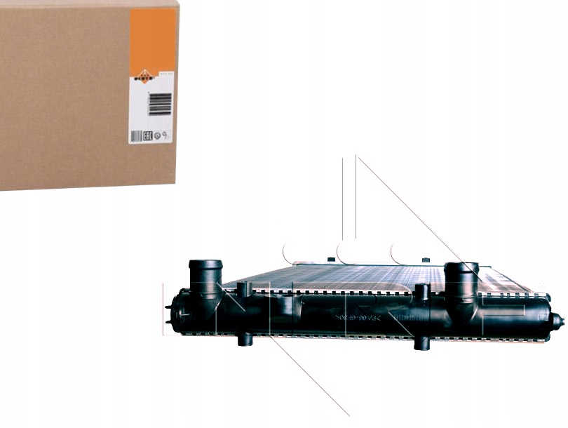 Радиатор воды vw polo 1.6/1.9td nrf 58093 радиатор, система охлаждение в Украине