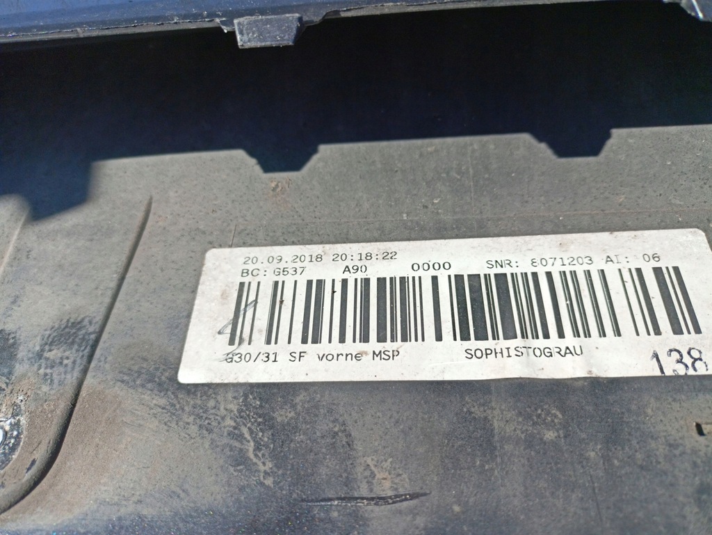 фото №10, Bmw 5 g30 g31 m набір бампер передній перед