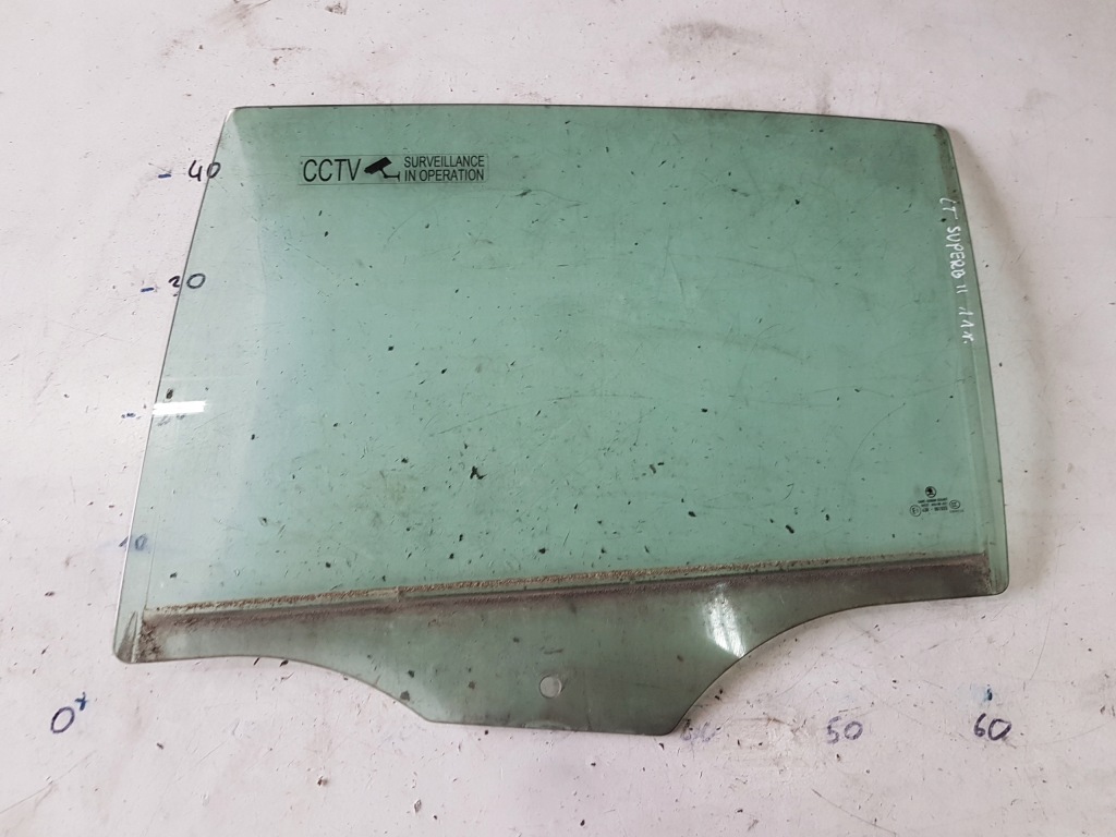 фото №1, Skoda superb 2 ii 11r sedan стекло дверь левая задняя