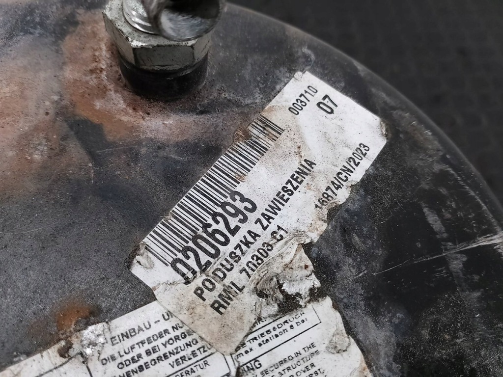 Подушка подвеска пневмоподушка уровень scania k230 ub4x2lb rml 70303c1 8.9 d в Украине