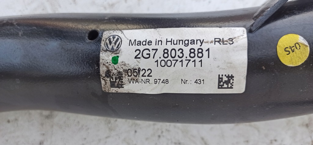 фото №10, Vw taigo 2021- hak буксировочный балка съемный 2g7803881