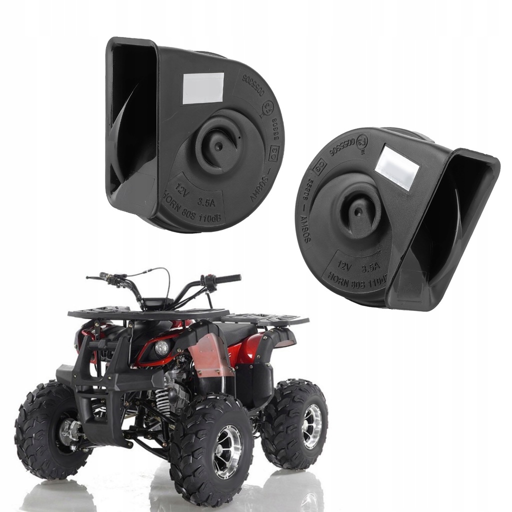 фото №7, Пара 410 / 510hz клаксон ślimaka сирена highlow