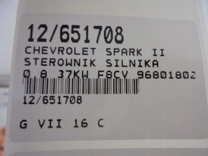 фото №6, Spark ii блок керування 96801802 0,8 800 5wy5436a