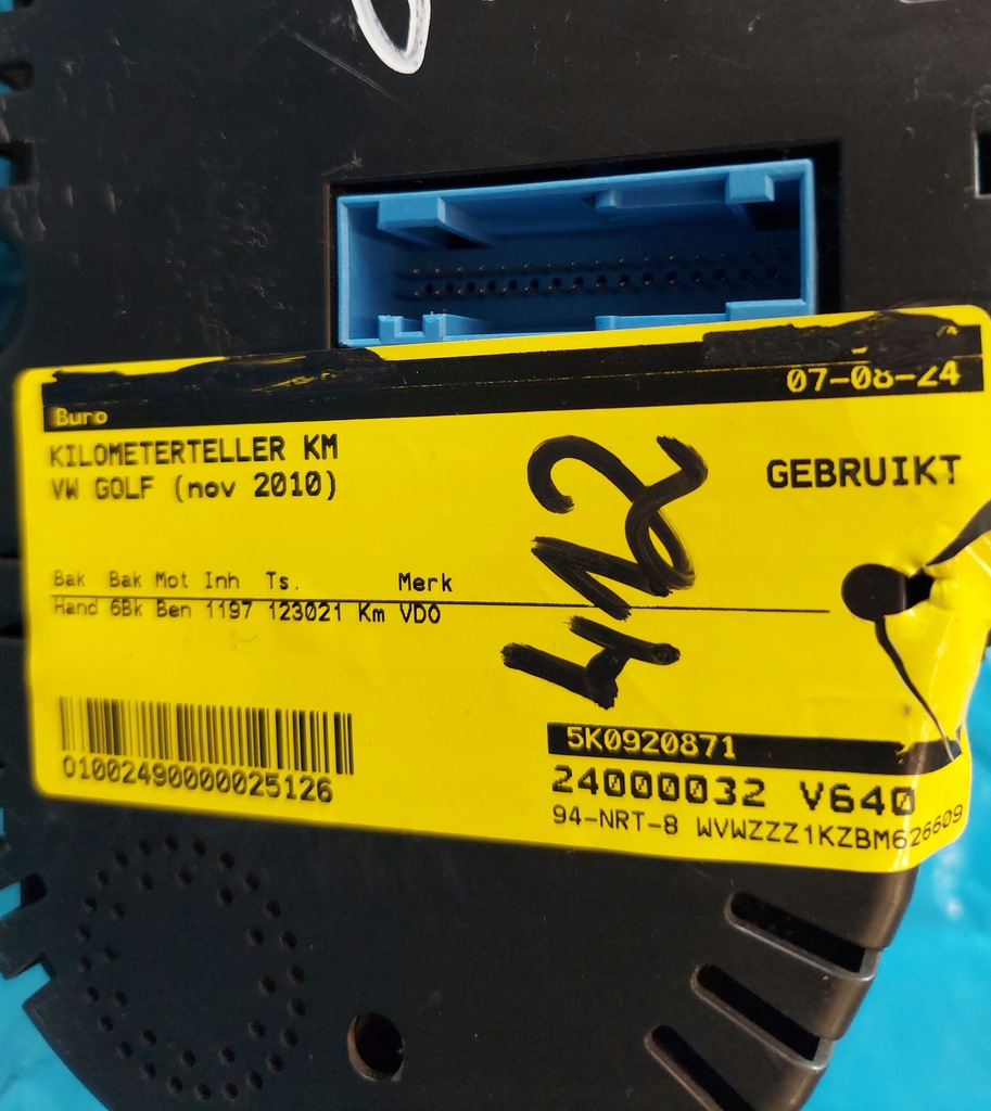 фото №10, Счетчик приборная панель golf vi 1.2 b 5k0920871
