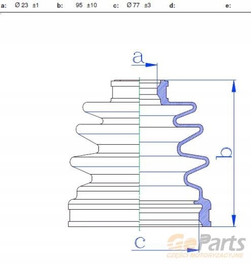 фото №1, Захист гумовий шарнір внутрішнього