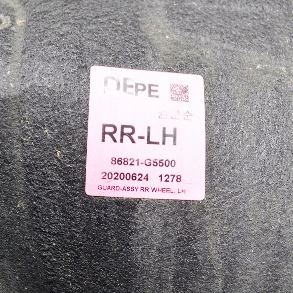 фото №6, Kia niro 2020 ліва сторона підкрилок задні