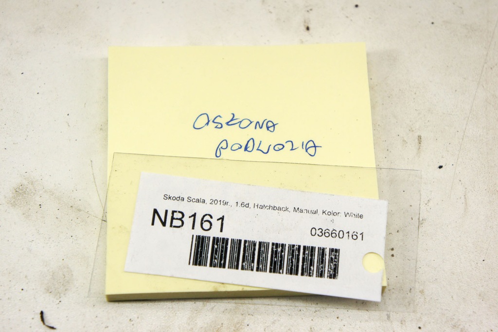 фото №5, Nb161 skoda scala 1.6d захист плита підвіска задня